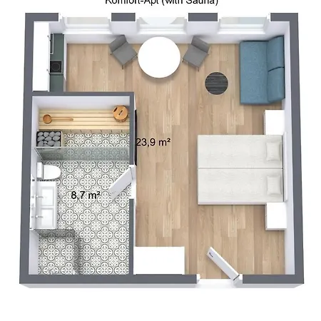 Aparthotel Zollikof Aparts - Sauna & Studioapartments